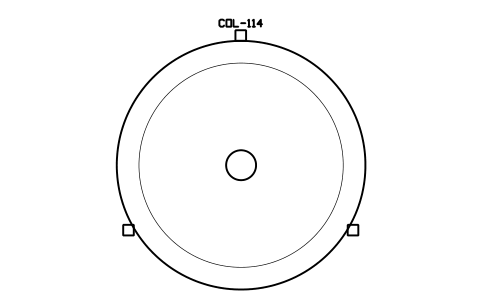 Preview of the Chromatography column, 1400 mm symbol, block PHM_CHROM_COLUMN_1400