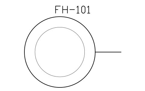 Preview of the Filter housing, single symbol, block PHM_FILTER_HOUSING
