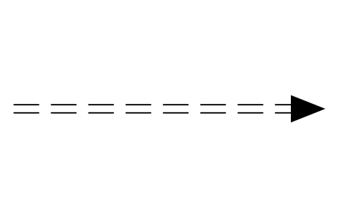 Preview of the Used equipment flow arrow symbol, block PHM_FLOW_DIRTY