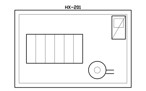 Preview of the Heat exchanger skid, hot water symbol, block PHM_HEAT_EXCHANGER_SKID