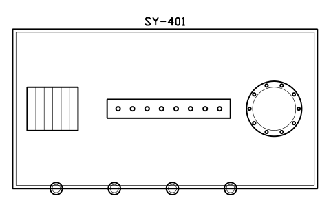 Preview of the Syringe filling line in isolator symbol, block PHM_SYRINGE_FILLER