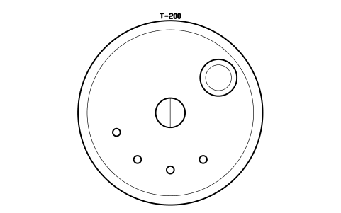 Preview of the Process tank, 10000 L symbol, block PHM_TANK_10000