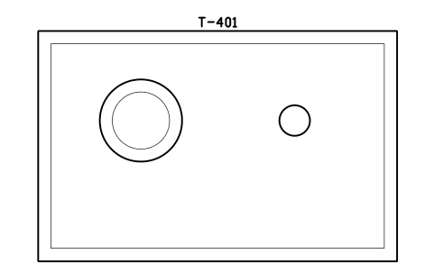 Preview of the Hold tank, rectangular, 1000 L symbol, block PHM_TANK_RECT