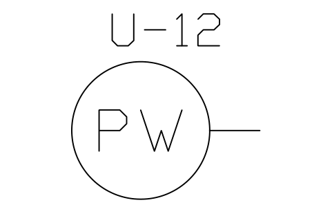 Preview of the Purified water point symbol, block PHM_UTILITY_PW