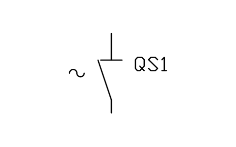 Vorschau des Symbols AC isolator, Block PVS_AC_ISOLATOR