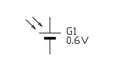 Vorschau des Symbols Photovoltaic cell, Block PVS_CELL