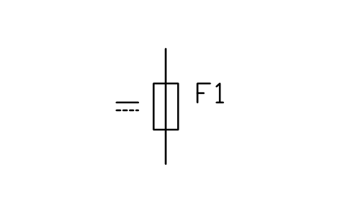 Vorschau des Symbols DC fuse (string fuse), Block PVS_DC_FUSE