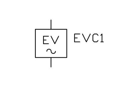 Vorschau des Symbols EV charger, AC, Block PVS_EV_AC