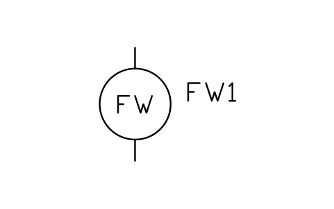 Vorschau des Symbols Flywheel storage, Block PVS_FLYWHEEL