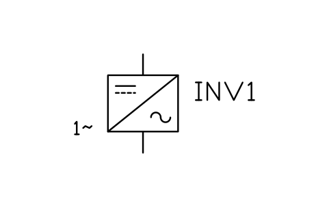 Vorschau des Symbols String inverter, 1-phase, Block PVS_INV_STRING_1P