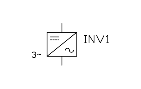 Vorschau des Symbols String inverter, three phase, Block PVS_INV_STRING_3P