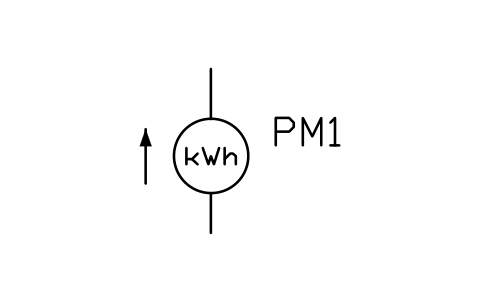 Vorschau des Symbols Energy meter, export, Block PVS_KWH_EXPORT