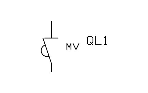 Vorschau des Symbols MV load break switch, Block PVS_MV_LBS