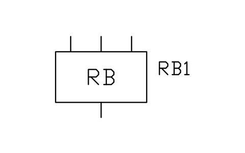 Vorschau des Symbols DC recombiner box, Block PVS_RECOMBINER