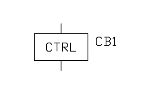 Vorschau des Symbols Control building, Block PVS_STATION_CTRL