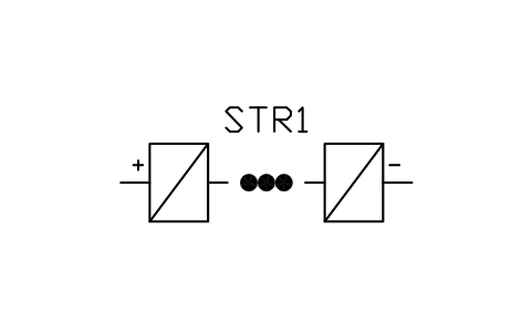 Vorschau des Symbols PV string, Block PVS_STRING