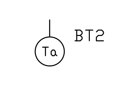 Vorschau des Symbols Ambient temperature sensor, Block PVS_TEMP_AMBIENT