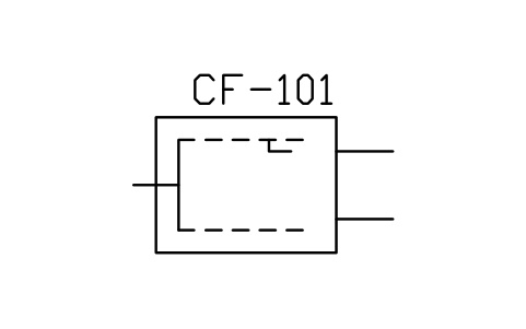 Centrifuge, skimmer type sembolünün önizlemesi, blok PID_CENTRIFUGE_SKIMMER