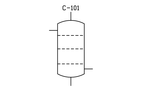 Tray column (general) sembolünün önizlemesi, blok PID_COLUMN_TRAY