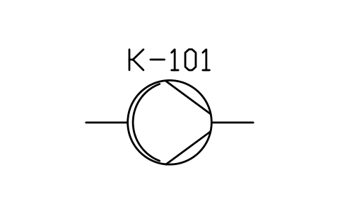 Compressor, diaphragm sembolünün önizlemesi, blok PID_COMPRESSOR_DIAPHRAGM