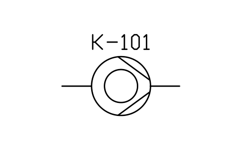Compressor, turbo type sembolünün önizlemesi, blok PID_COMPRESSOR_TURBO