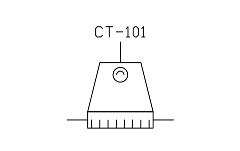 Cooling tower, dry induced draught sembolünün önizlemesi, blok PID_CT_DRY_INDUCED