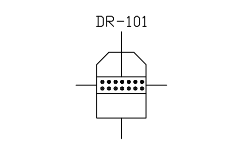 Fluidized bed drier sembolünün önizlemesi, blok PID_DRIER_FLUID_BED
