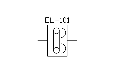 Elevator, bucket type sembolünün önizlemesi, blok PID_ELEVATOR_BUCKET