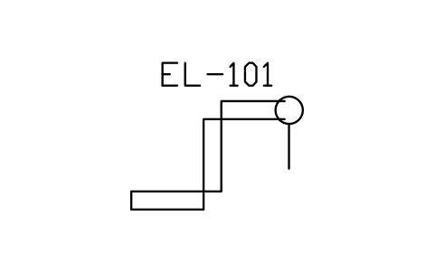 Elevator, bucket type Z-form sembolünün önizlemesi, blok PID_ELEVATOR_Z