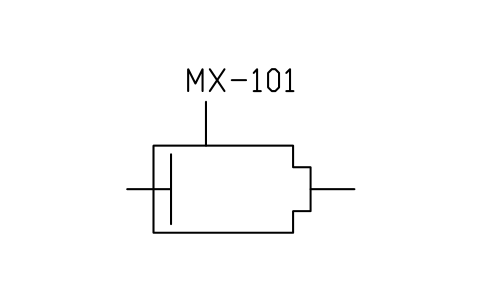 Extruder, piston type sembolünün önizlemesi, blok PID_EXTRUDER_PISTON