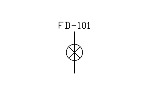 Feeder, rotary valve type sembolünün önizlemesi, blok PID_FEEDER_ROTARY_VALVE