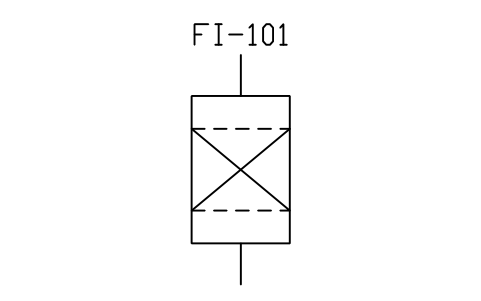 Liquid bed filter, fixed sembolünün önizlemesi, blok PID_FILTER_BED_FIXED