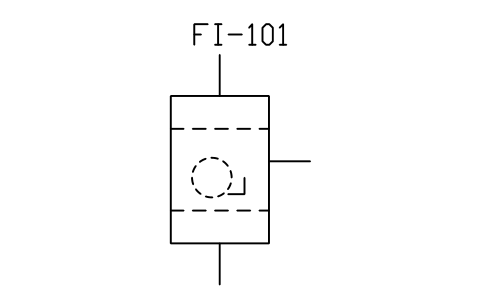 Liquid rotary filter, precoat sembolünün önizlemesi, blok PID_FILTER_ROTARY_PRECOAT