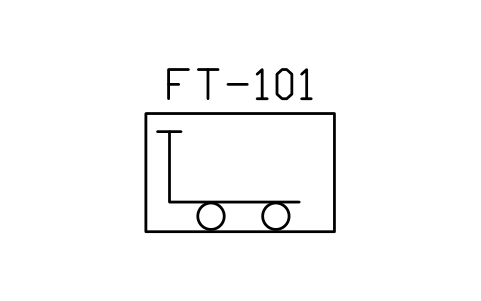 Forklift, manually operated sembolünün önizlemesi, blok PID_FORKLIFT_MANUAL
