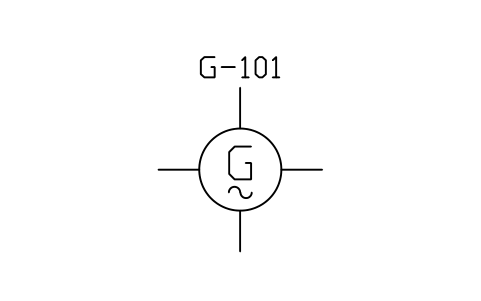 Generator, AC sembolünün önizlemesi, blok PID_GENERATOR_AC