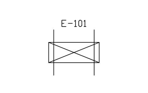 Heat exchanger, plate type sembolünün önizlemesi, blok PID_HX_PLATE