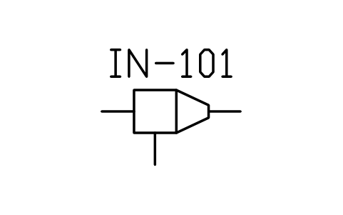 Mixing nozzle, injector sembolünün önizlemesi, blok PID_INJECTOR