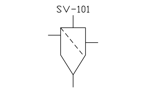 Screening device, sieve (general) sembolünün önizlemesi, blok PID_SCREEN_GENERAL