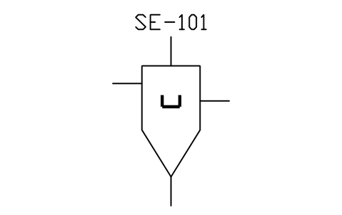 Permanent magnet separator sembolünün önizlemesi, blok PID_SEP_MAGNET