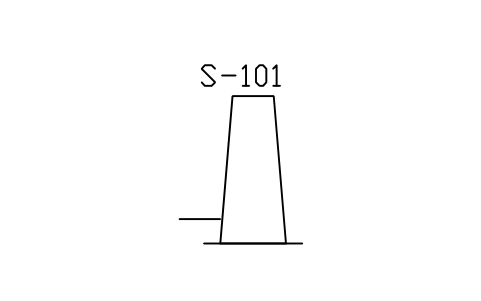 Stack, chimney sembolünün önizlemesi, blok PID_STACK