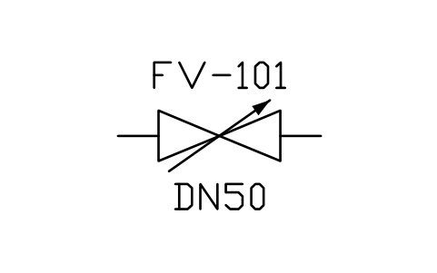 Valve, control (continuous) sembolünün önizlemesi, blok PID_VALVE_CONTROL