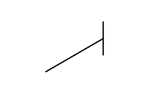 Preview of the Single flange, along X symbol, block PIS_FLANGE_SINGLE_X