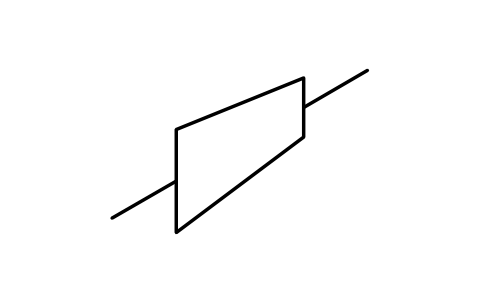 Preview of the Reducer, along X symbol, block PIS_REDUCER_X