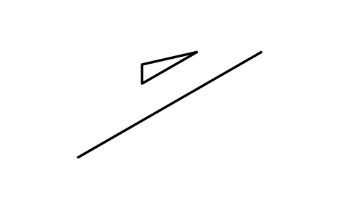 Preview of the Slope, falls toward X symbol, block PIS_SLOPE_X_DOWN