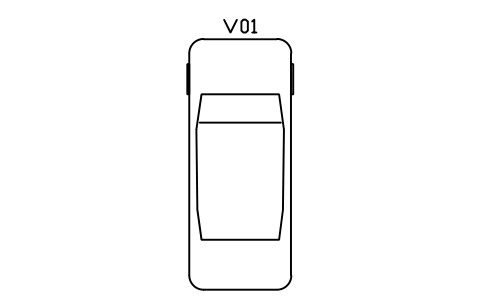 Car, SUV sembolünün önizlemesi, blok ARCH_CAR_SUV