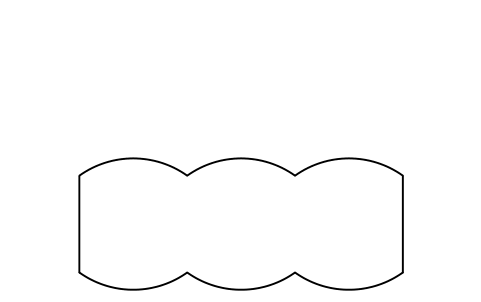 Anteprima del simbolo Hedge 2000 x 600, blocco PLT_HEDGE_2000X600