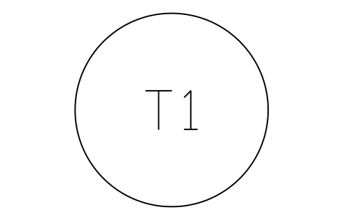 Anteprima del simbolo Plant tag, numbered, blocco PLT_MK_TAG