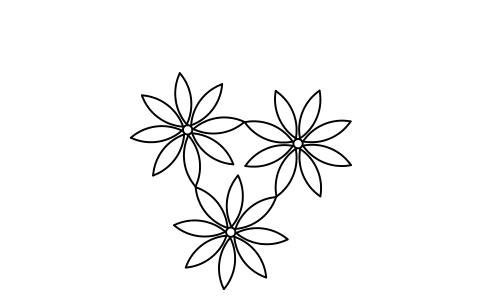 Anteprima del simbolo Palm, clustering, 3500, blocco PLT_PALM_CLUSTER_3500
