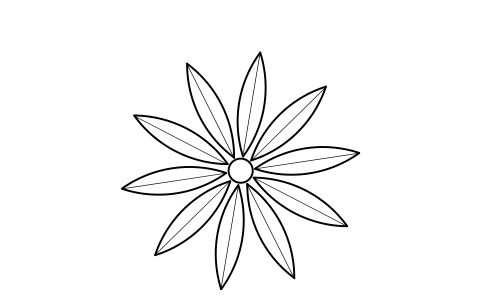 Anteprima del simbolo Palm, feather leaf, 3000, blocco PLT_PALM_FEATHER_3000