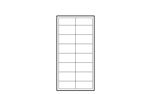 Anteprima del simbolo Raised bed, 1200 x 2400, blocco PLT_RAISED_BED_1200X2400